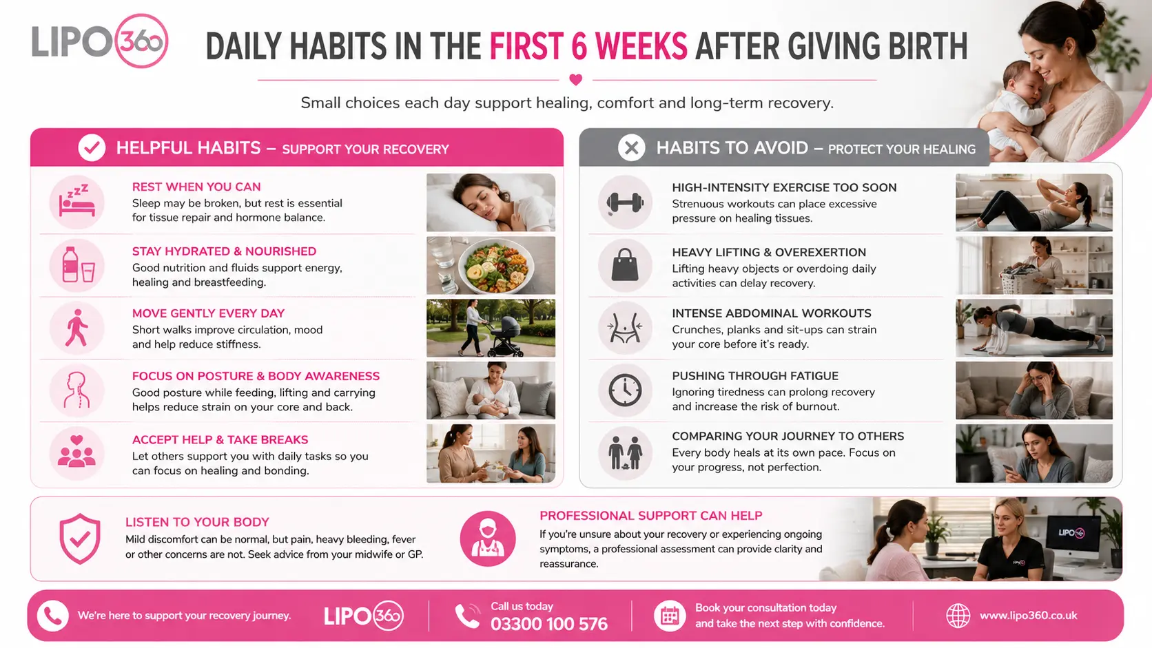 What to Do (and Avoid) in the First 6 Weeks After Giving Birth To Avoid Diastasis Recti 3 First 6 Weeks After Giving Birth To Avoid Diastasis Recti Essex : Daily Habits in the First 6 Weeks After Giving Birth